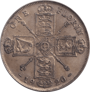 1920 FLORIN ( GVF ) - FLORIN - Cambridgeshire Coins
