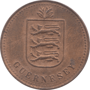 1920 GUERNSEY 4 DOUBLES - WORLD COINS - Cambridgeshire Coins