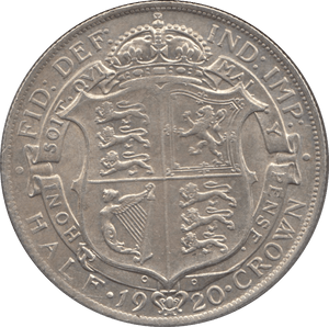 1920 HALFCROWN ( AUNC ) - Halfcrown - Cambridgeshire Coins