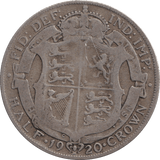 1920 HALFCROWN ( FINE ) - HALFCROWN - Cambridgeshire Coins