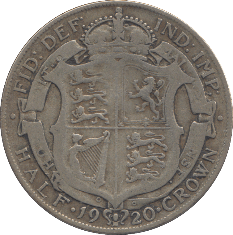 1920 HALFCROWN ( FINE ) - HALFCROWN - Cambridgeshire Coins