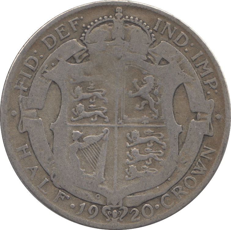 1920 HALFCROWN ( FINE ) - HALFCROWN - Cambridgeshire Coins