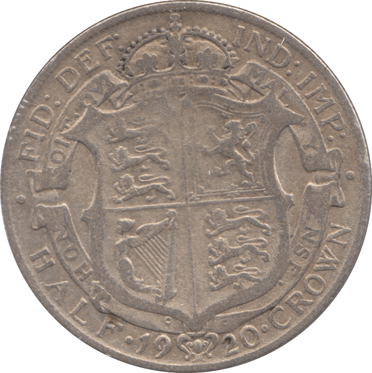1920 HALFCROWN ( FINE ) - HALFCROWN - Cambridgeshire Coins