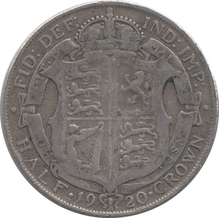1920 HALFCROWN ( FINE ) - Halfcrown - Cambridgeshire Coins
