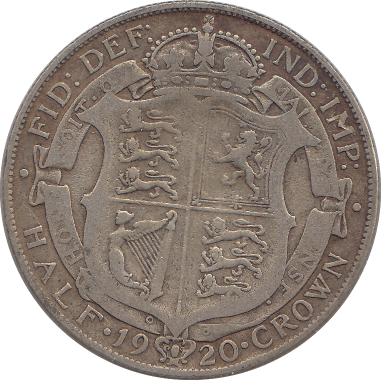 1920 HALFCROWN ( FINE ) - HALFCROWN - Cambridgeshire Coins
