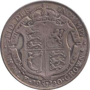 1920 HALFCROWN ( GF ) - HALFCROWN - Cambridgeshire Coins