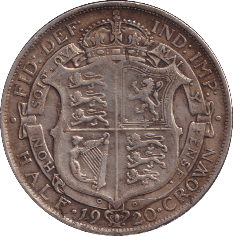 1920 HALFCROWN ( GF ) - HALFCROWN - Cambridgeshire Coins