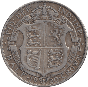 1920 HALFCROWN ( GF ) - Halfcrown - Cambridgeshire Coins