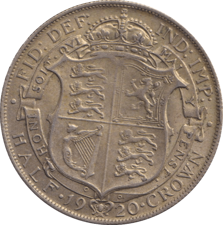 1920 HALFCROWN ( GF ) - HALFCROWN - Cambridgeshire Coins