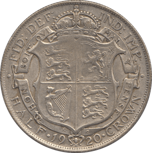 1920 HALFCROWN ( GVF ) - Halfcrown - Cambridgeshire Coins
