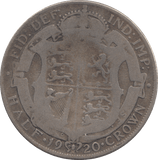 1920 HALFCROWN ( NF ) - HALFCROWN - Cambridgeshire Coins