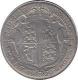 1920 HALFCROWN ( VF ) - HALFCROWN - Cambridgeshire Coins