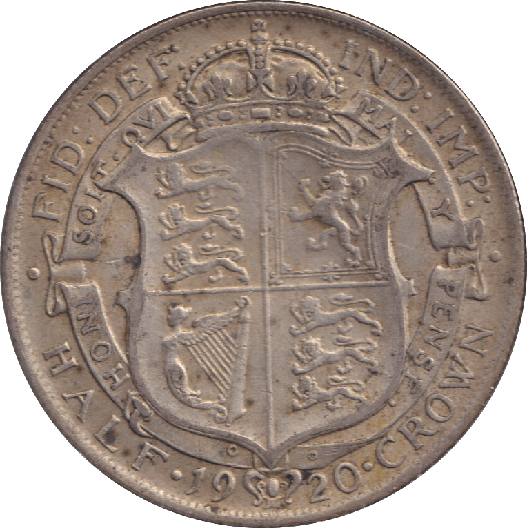 1920 HALFCROWN ( VF ) - HALFCROWN - Cambridgeshire Coins