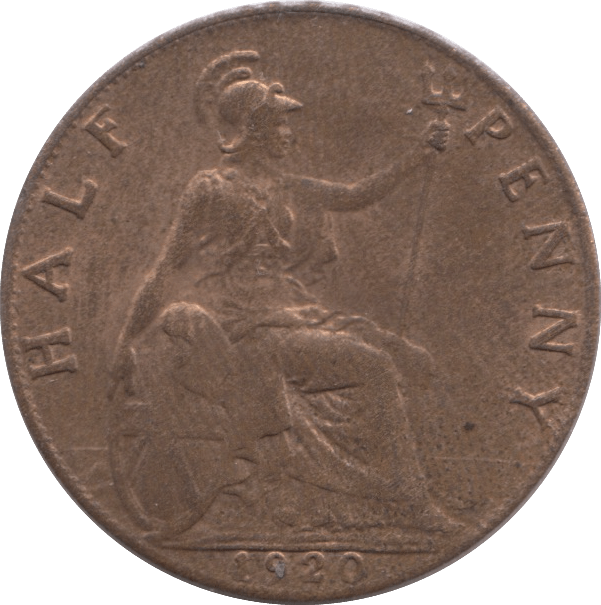 1920 HALFPENNY ( AUNC ) - Halfpenny - Cambridgeshire Coins
