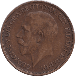 1920 HALFPENNY ( FINE ) - HALFPENNY - Cambridgeshire Coins