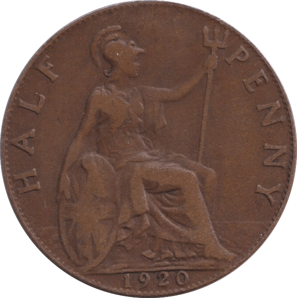 1920 HALFPENNY ( FINE ) - HALFPENNY - Cambridgeshire Coins