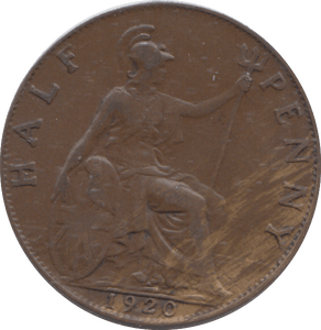1920 HALFPENNY ( VF ) - HALFPENNY - Cambridgeshire Coins