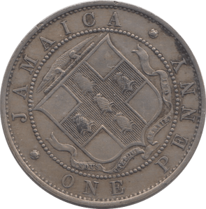 1920 JAMAICA PENNY - WORLD COINS - Cambridgeshire Coins