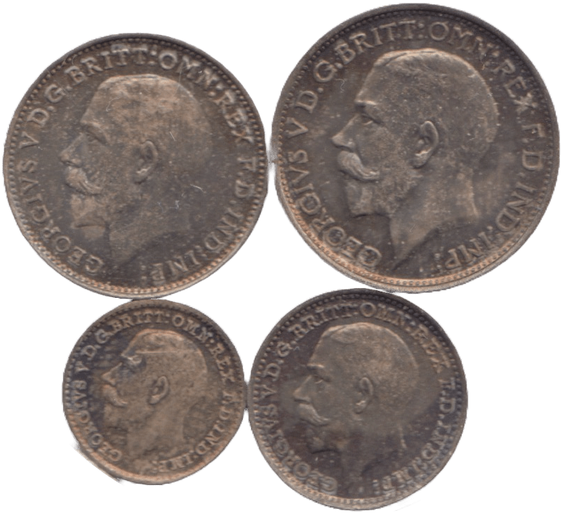 1920 MAUNDY SET GEORGE V - Maundy Set - Cambridgeshire Coins
