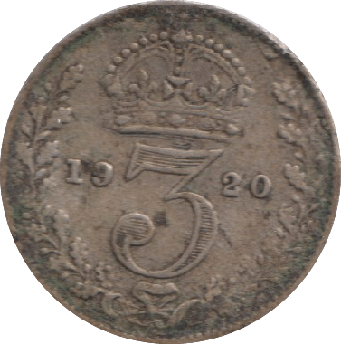 1920 MAUNDY THREEPENCE ( FINE ) - MAUNDY THREEPENCE - Cambridgeshire Coins