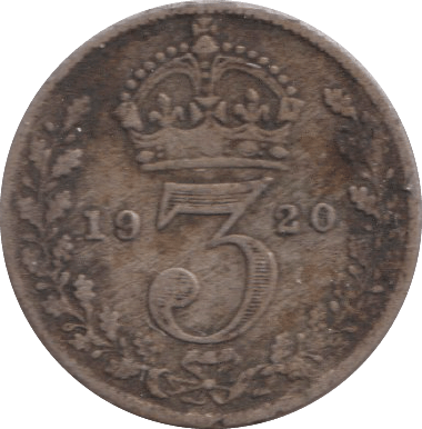 1920 MAUNDY THREEPENCE ( NF ) - MAUNDY THREEPENCE - Cambridgeshire Coins