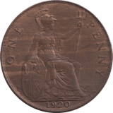 1920 PENNY ( AUNC ) - WORLD COINS - Cambridgeshire Coins