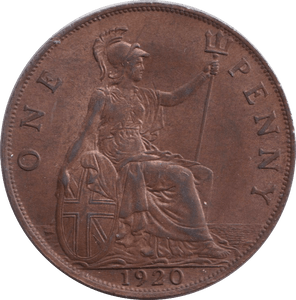 1920 PENNY ( UNC ) - PENNY - Cambridgeshire Coins