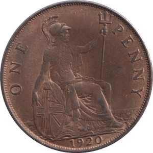 1920 PENNY ( VF ) - PENNY - Cambridgeshire Coins