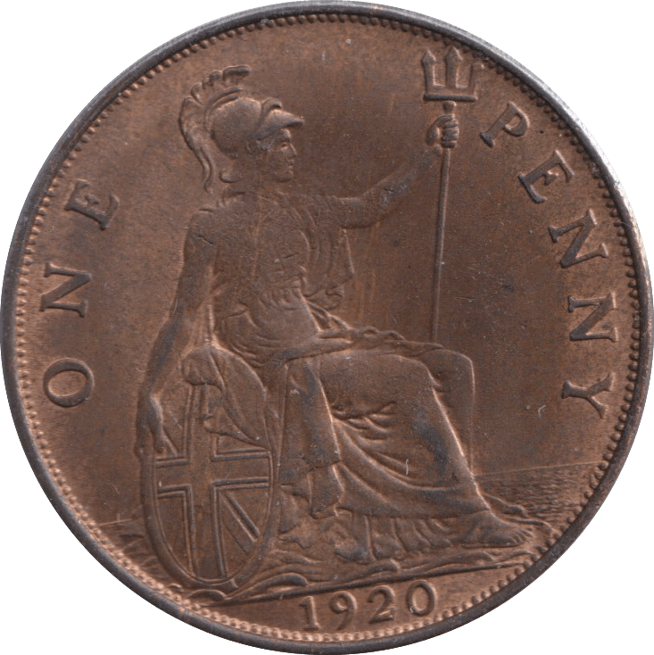 1920 PENNY ( VF ) - PENNY - Cambridgeshire Coins