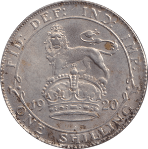 1920 SHILLING ( AUNC ) - SHILLING - Cambridgeshire Coins