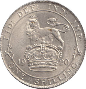 1920 SHILLING ( AUNC ) - SHILLING - Cambridgeshire Coins