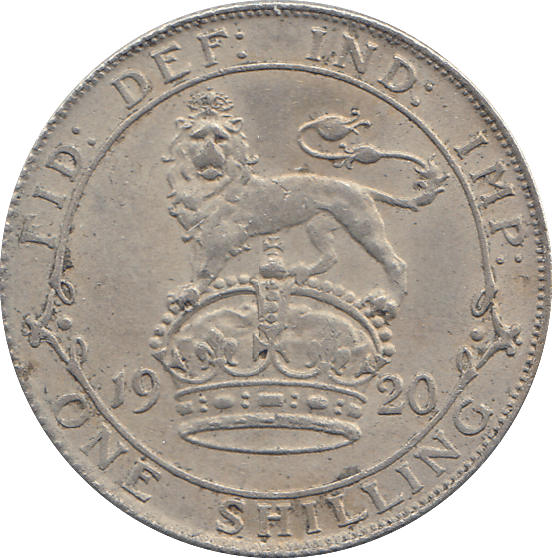 1920 SHILLING ( AUNC ) - SHILLING - Cambridgeshire Coins