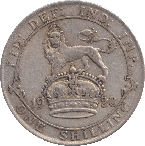 1920 SHILLING ( FINE ) - SHILLING - Cambridgeshire Coins