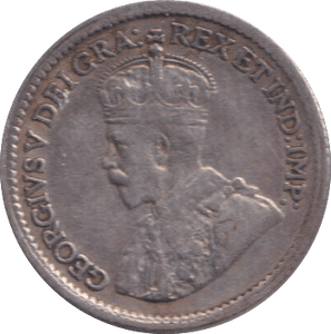 1920 SILVER 5 CENT CANADA - SILVER WORLD COINS - Cambridgeshire Coins