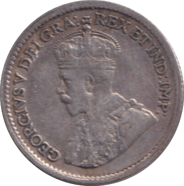 1920 SILVER 5 CENT CANADA - SILVER WORLD COINS - Cambridgeshire Coins