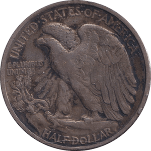 1920 SILVER HALF DOLLAR USA - SILVER WORLD COINS - Cambridgeshire Coins