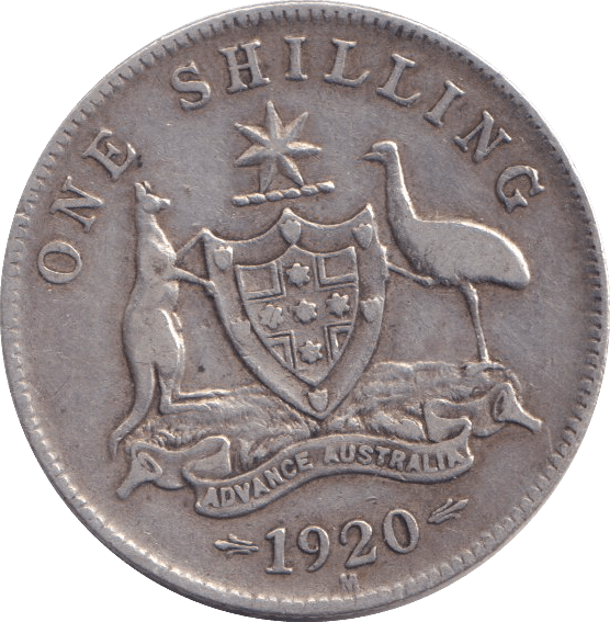 1920 SILVER ONE SHILLING AUSTRALIA - WORLD COINS - Cambridgeshire Coins