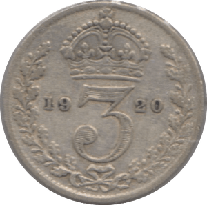 1920 SILVER THREEPENCE ( FINE ) - Threepence - Cambridgeshire Coins