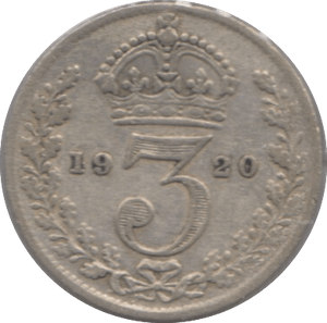 1920 SILVER THREEPENCE ( FINE ) - Threepence - Cambridgeshire Coins