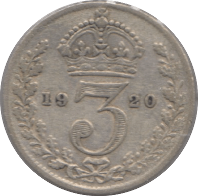 1920 SILVER THREEPENCE ( FINE ) - Threepence - Cambridgeshire Coins