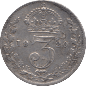 1920 SILVER THREEPENCE ( VF ) - Threepence - Cambridgeshire Coins