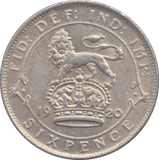 1920 SIXPENCE ( EF ) - SIXPENCE - Cambridgeshire Coins