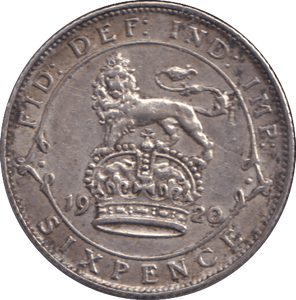 1920 SIXPENCE ( FAIR ) - SIXPENCE - Cambridgeshire Coins