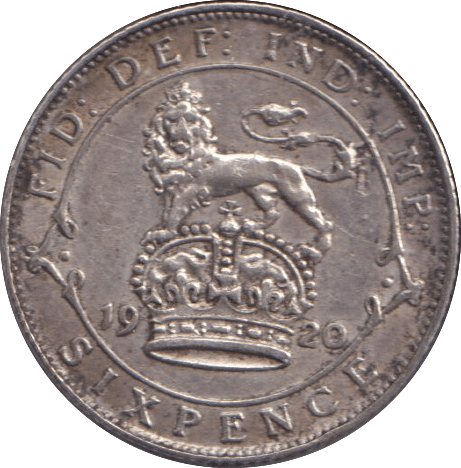 1920 SIXPENCE ( FAIR ) - SIXPENCE - Cambridgeshire Coins
