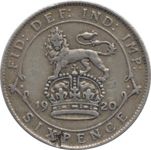 1920 SIXPENCE ( VF ) - Sixpence - Cambridgeshire Coins