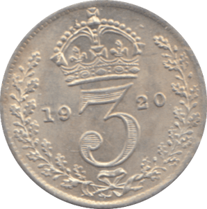 1920 THREEPENCE ( AUNC ) - THREEPENCE - Cambridgeshire Coins
