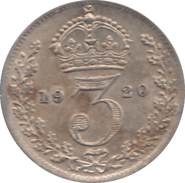 1920 THREEPENCE ( AUNC ) - THREEPENCE - Cambridgeshire Coins