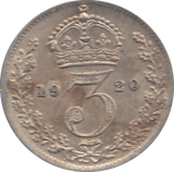 1920 THREEPENCE ( AUNC ) - THREEPENCE - Cambridgeshire Coins
