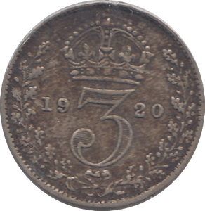 1920 THREEPENCE ( FINE ) - THREEPENCE - Cambridgeshire Coins