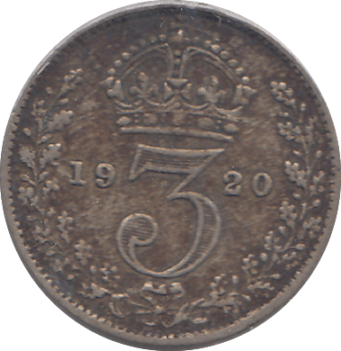1920 THREEPENCE ( FINE ) - THREEPENCE - Cambridgeshire Coins